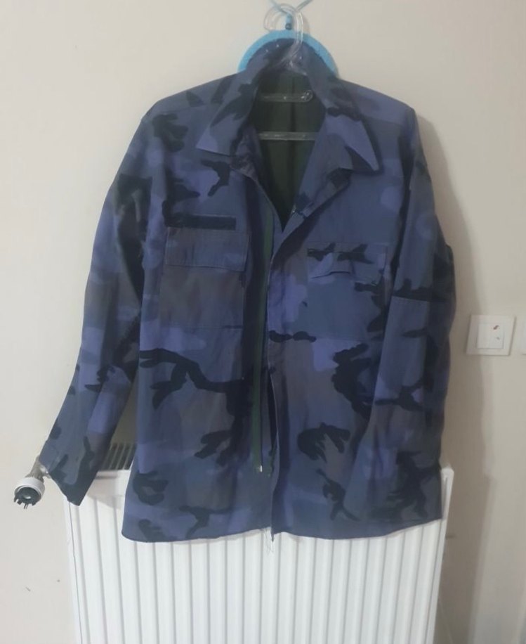 Kamuflaj desen denim ceket - Görsel 2