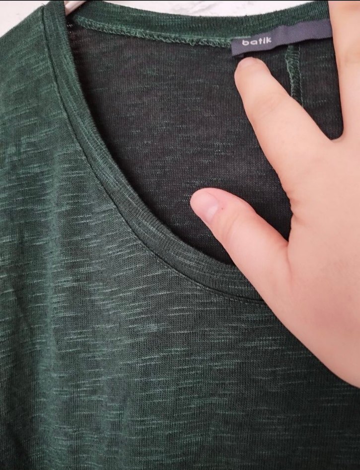 Batik yeşil Tişört - Görsel 2