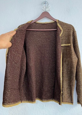 Simli triko  Hırka - Görsel 3