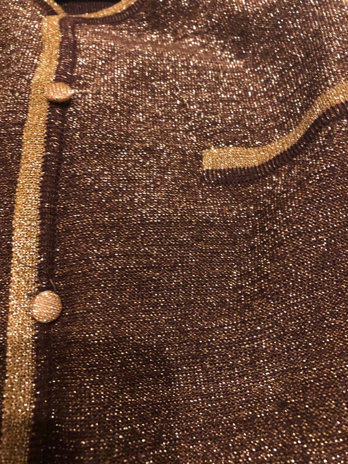 Simli triko  Hırka - Görsel 4