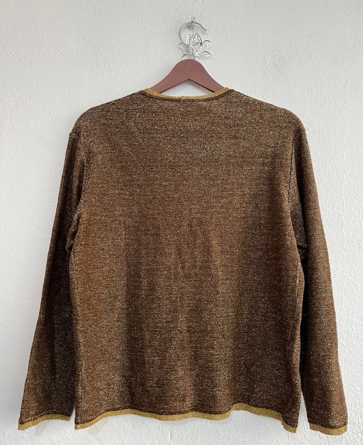 Simli triko  Hırka - Görsel 2