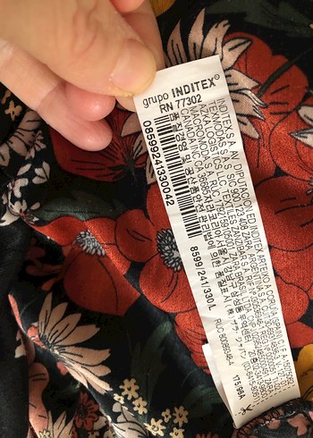 Çiçek Desenli, kuşaklı Bohem Uzun Kollu Bluz - Görsel 6