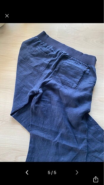 xl Beden AYYILDIZ keten pantolon