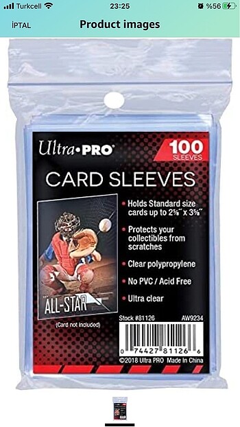 Ultra Pro Card Sleeves
