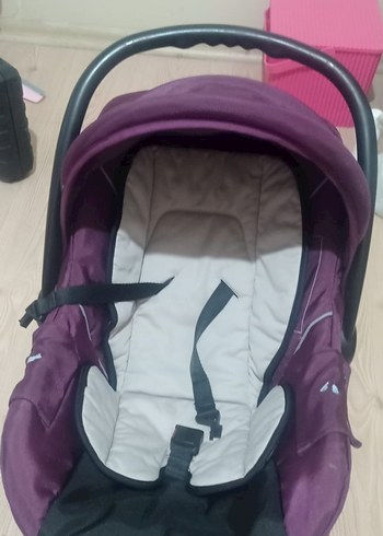 Koyu  mor bebek arabası puseti - Görsel 2