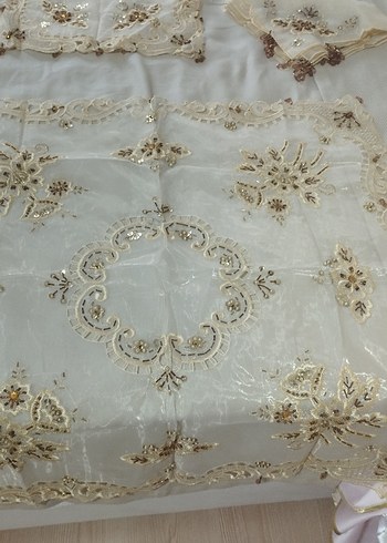 İşlemeli salon takımı - Görsel 5