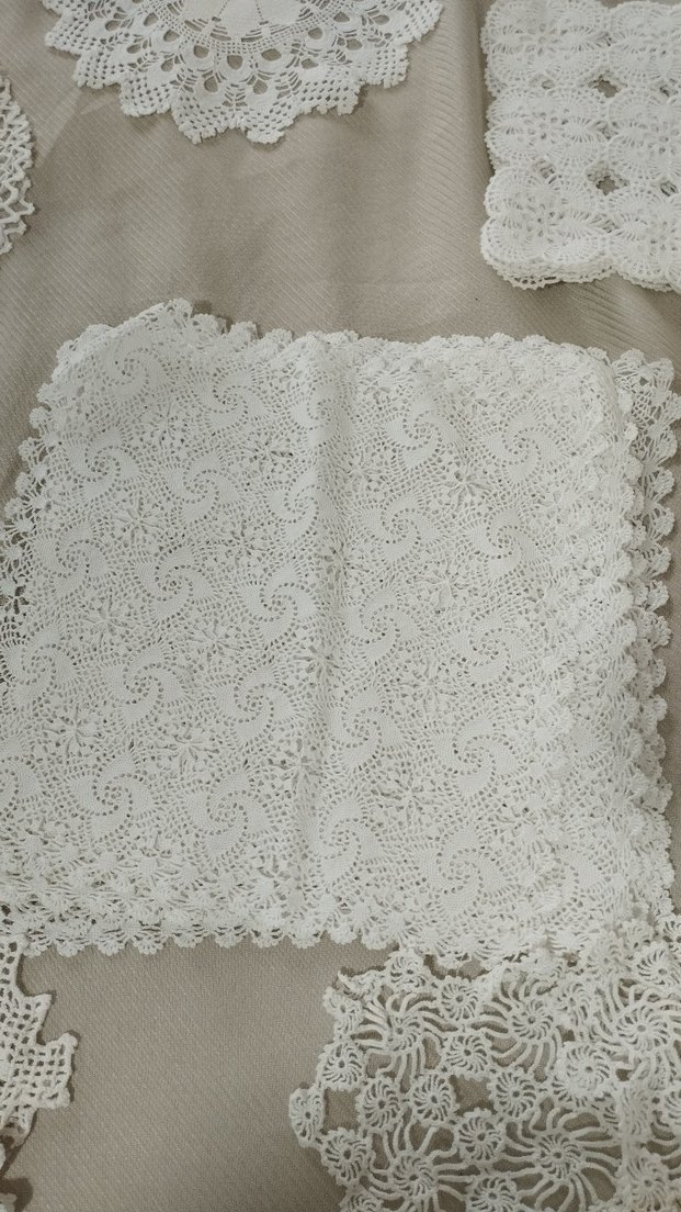 Bohem Tarzı El Yapımı Beyaz Dantel Örtüler - Görsel 5