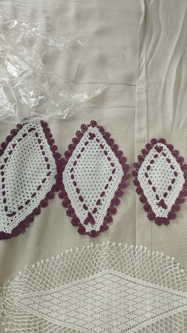 Bohem Tarzı El Yapımı Beyaz Dantel Örtüler - Görsel 3