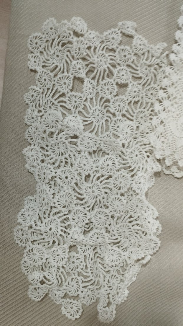 Bohem Tarzı El Yapımı Beyaz Dantel Örtüler - Görsel 2