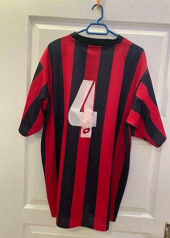 Kırmızı Siyah Çizgili  Lotto ünisex forma - Görsel 5