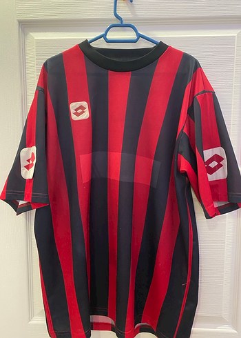 Kırmızı Siyah Çizgili  Lotto ünisex forma - Görsel 6