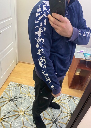 Puma koyu mavi Erkek Sweatshirt - Görsel 2