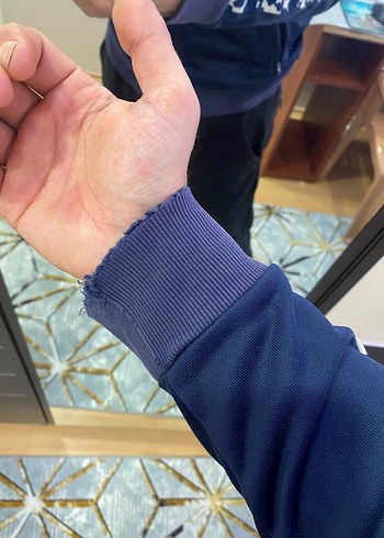 Puma koyu mavi Erkek Sweatshirt - Görsel 5