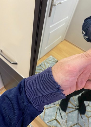 Puma koyu mavi Erkek Sweatshirt - Görsel 8