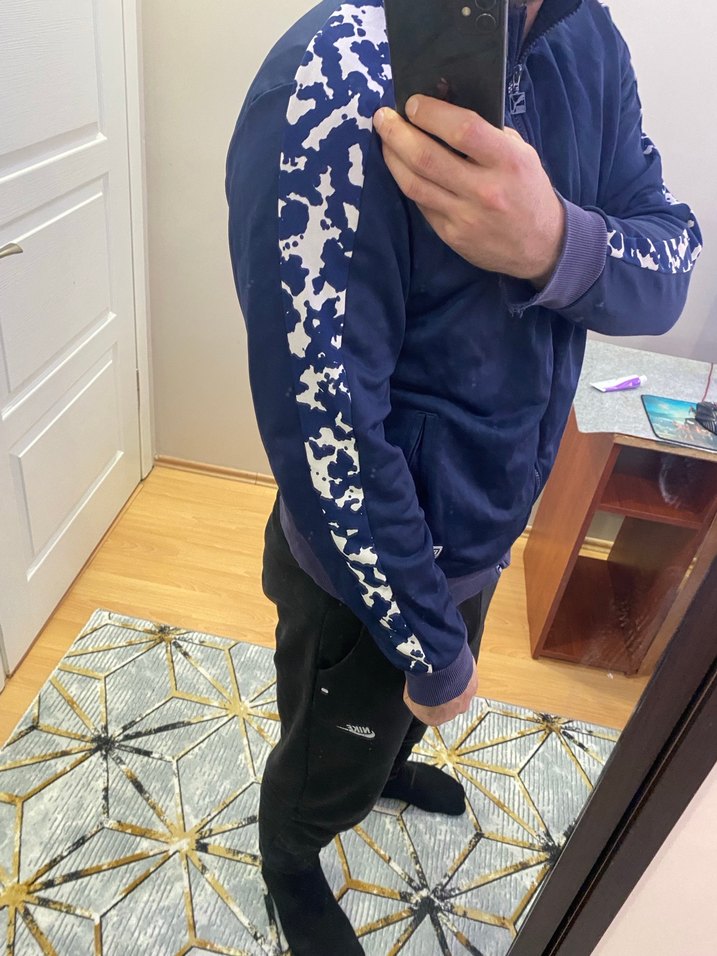 Puma koyu mavi Erkek Sweatshirt - Görsel 2