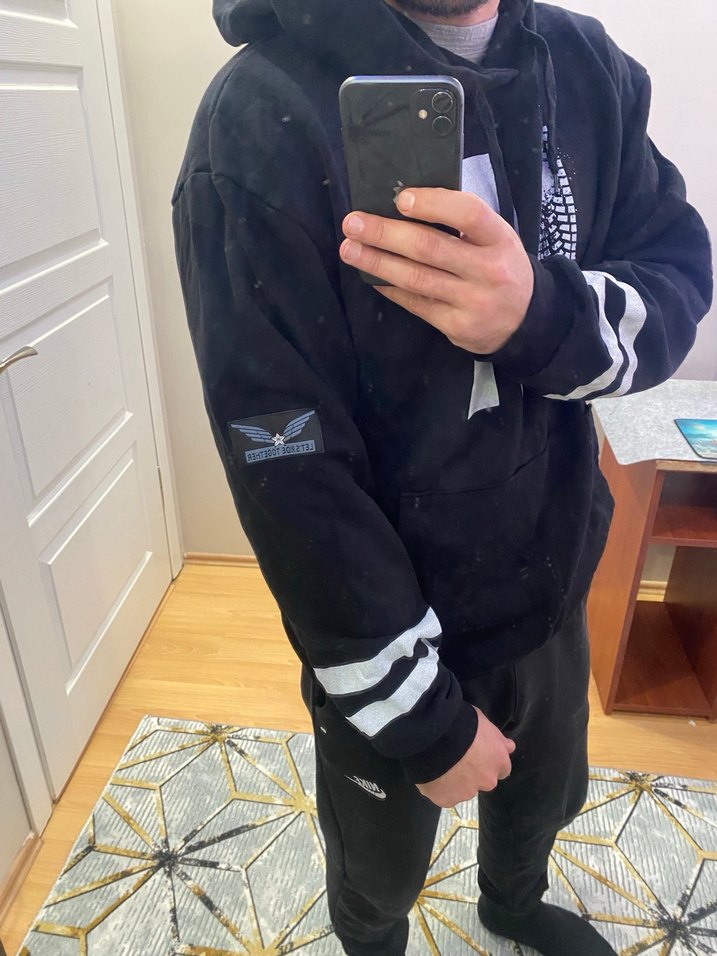 Siyah Baskılı TIBURON - Görsel 5