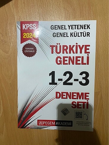 Pegem Türkiye geneli deneme sınavı