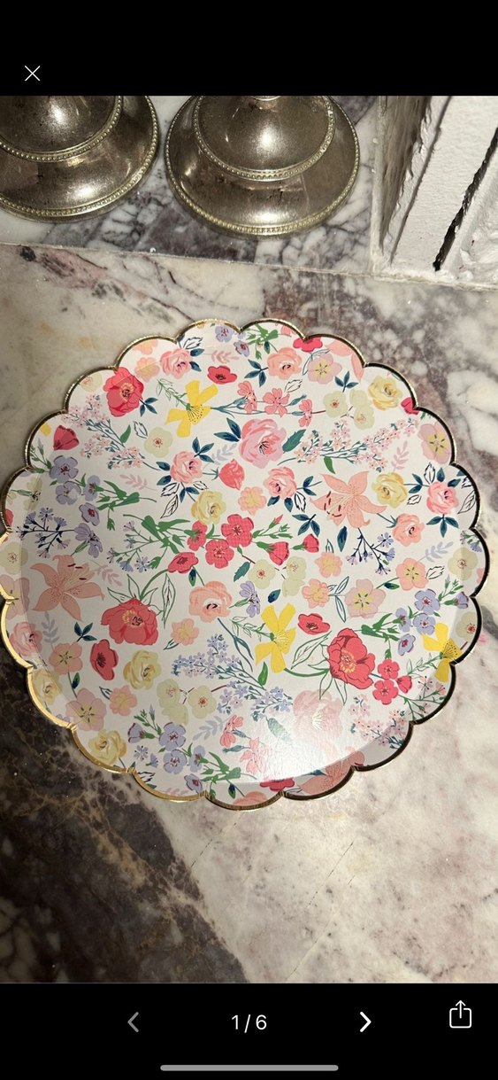 Meri meri karton tabak - Görsel 4