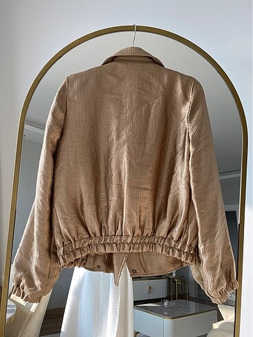 36 Beden altın Renk Zara bomber ceket
