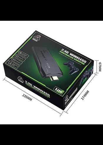 Siyah Kablosuz Oyun Kumandası - Görsel 3