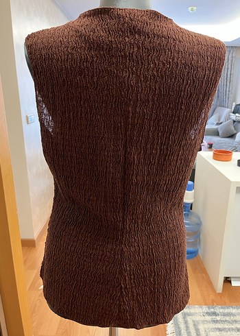 H&M Jarse Kahverengi Yelek - Görsel 3