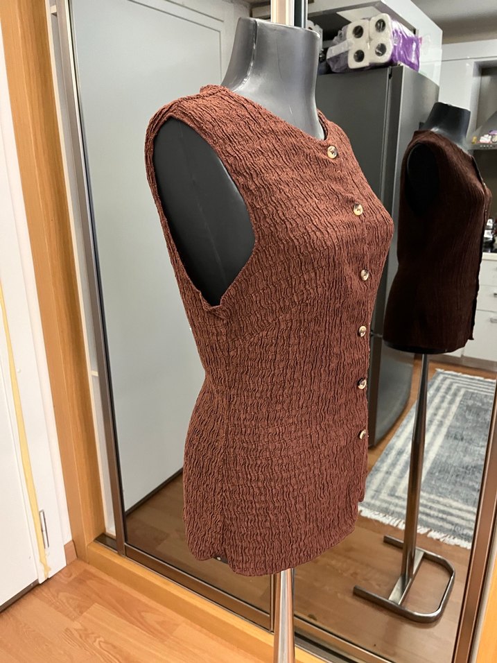 H&M Jarse Kahverengi Yelek - Görsel 2