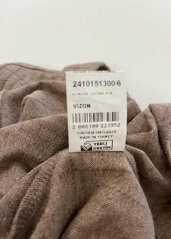 Vizon Rengi Erkek Slim Fit Gömlek - Görsel 6