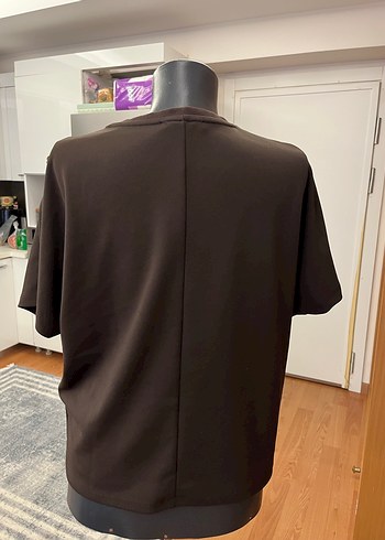 Koton Kahverengi Kısa Kollu Kadın Bluz - Görsel 2