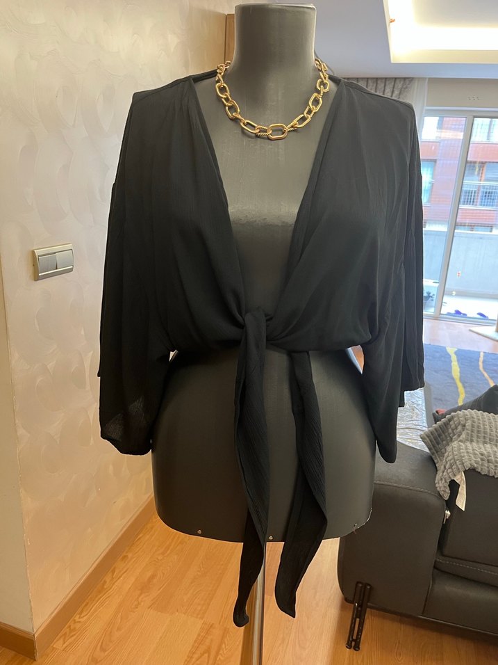 Penti Siyah Bluz - Görsel 3