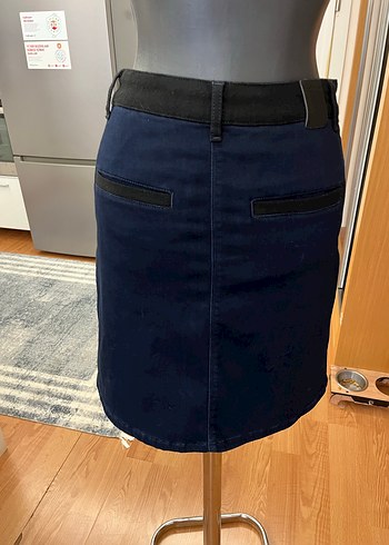 Kot Denim Etek - Görsel 3