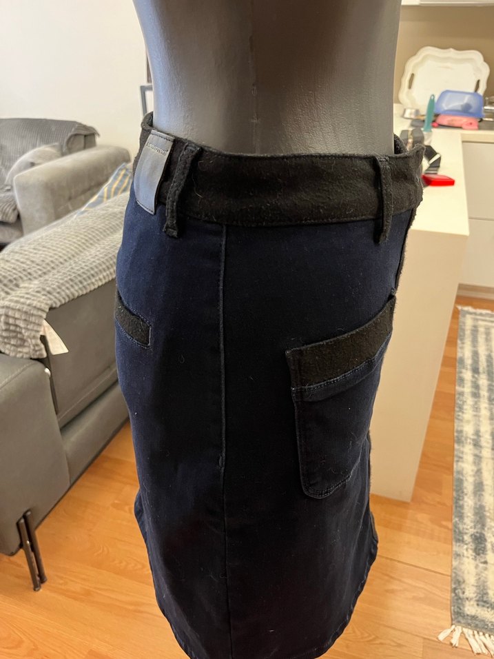 Kot Denim Etek - Görsel 2