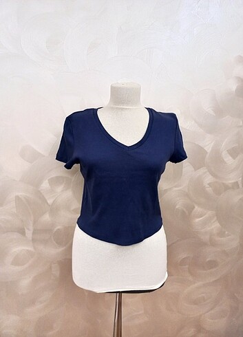 V YAKA MODAL FİTİLLİ BASIC BLUZ