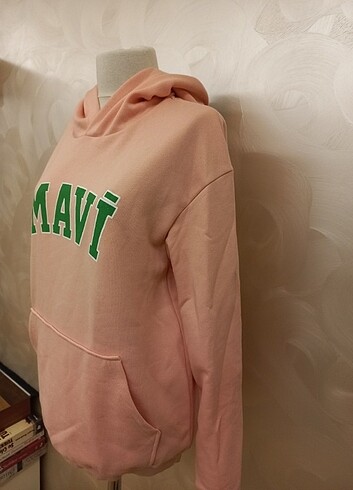 Diğer Somon Rengi Kapüşonlu Sweatshirt 