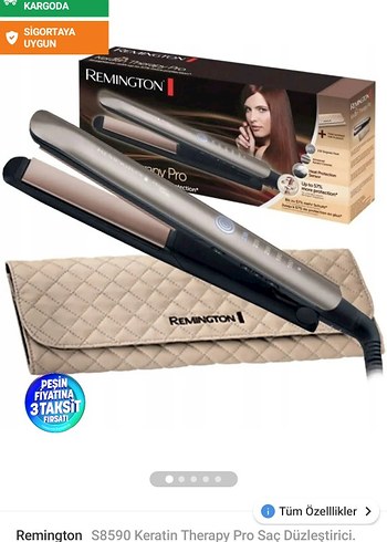 Remington S8590 Keratin Therapy Pro Saç Düzleştirici