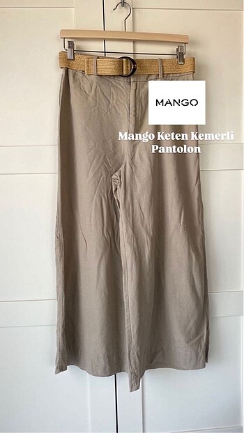 Mango Keten Pantolon