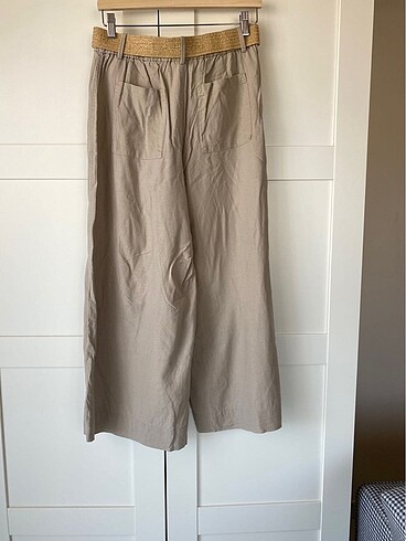 40 Beden Mango Keten Pantolon