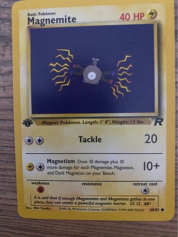  Pokemon Team Rocket Magnemite