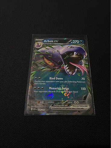 Pokemon 151 Arbok EX