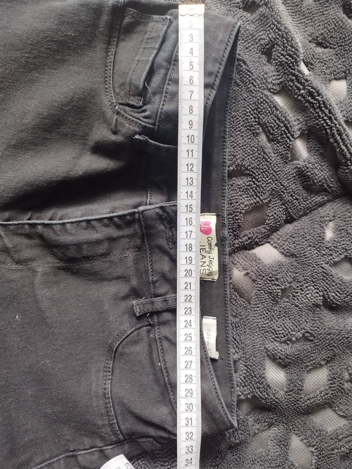 Gri Kadın Bel Detaylı Normal Boy Jean - Görsel 4