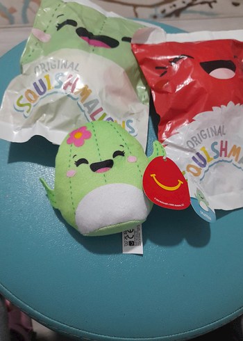 Renkli Pastel Squishmallow Peluş Oyuncaklar - Görsel 3