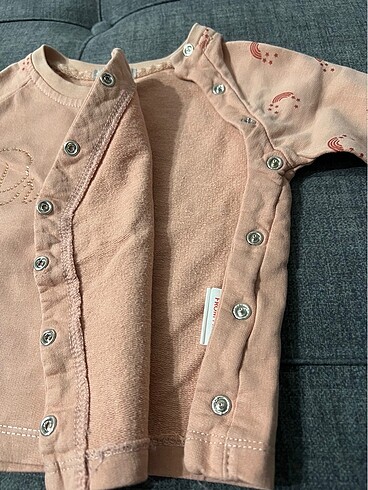 9 Ay Beden turuncu Renk Kız çocuk pijama takım