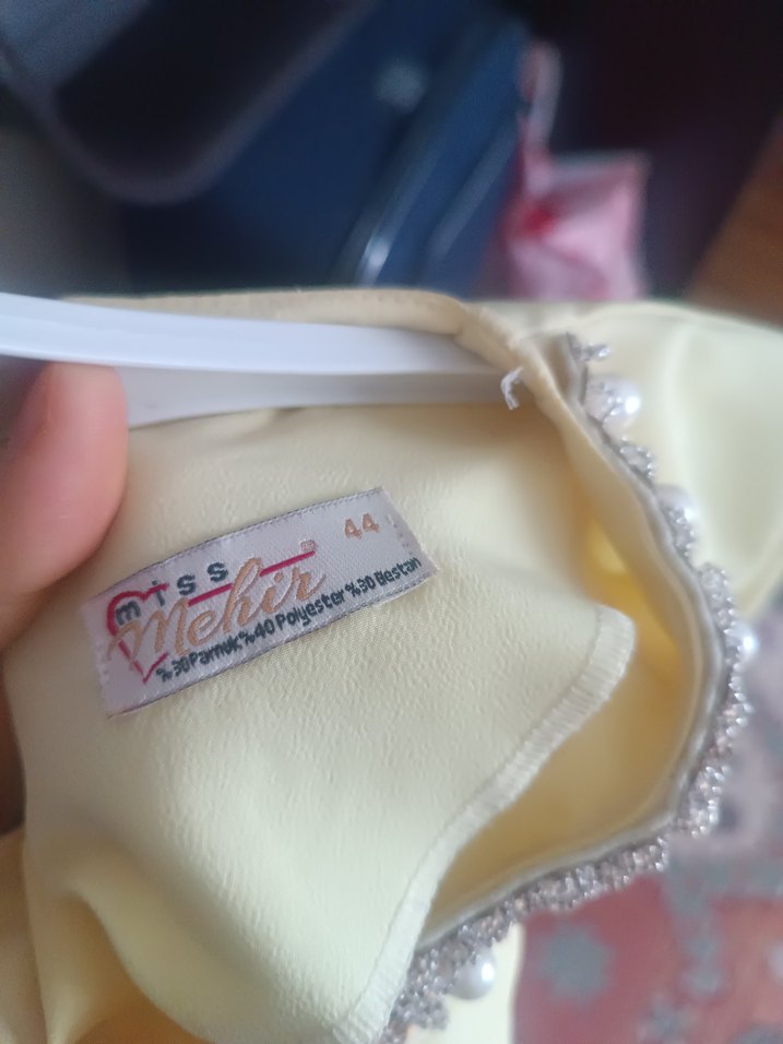 İnci Detaylı Uzun Kollu Beyaz Bluz - Görsel 3