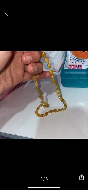 Kehribar orjinlal kolye