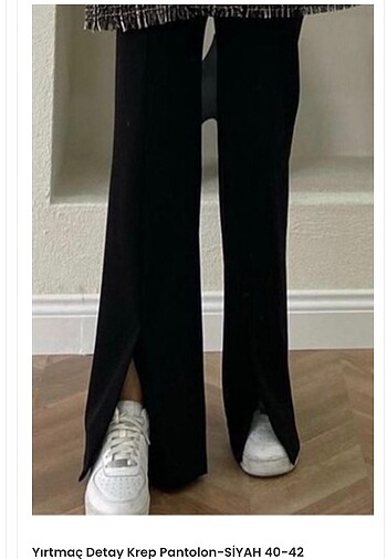 Yırtmaçlı pantolon