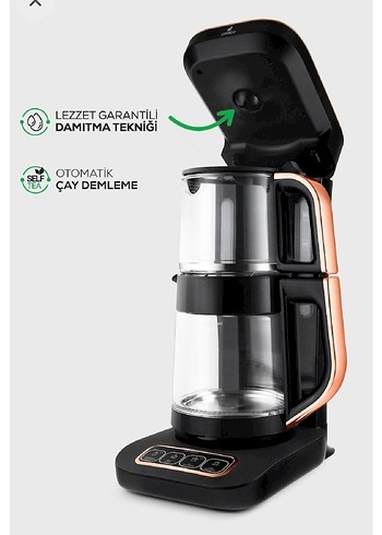 Beden Renk Karaca Robotea 4 in 1 Kahverengi Elektrikli Çay Makinesi