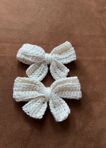 Örgü Bebek Saç Tokası - Görsel 2