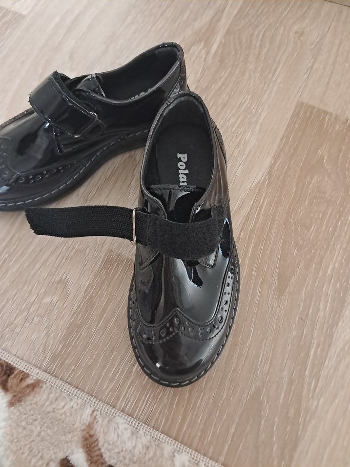 polaris Siyah Parlak Tokalı Erkek Çocuk Ayakkabısı 29 numara - Görsel 3