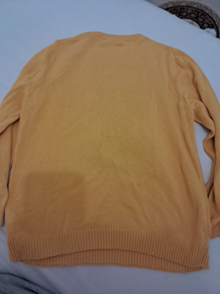 LCW Waikiki sarı Uzun Kollu Triko cocuk Kazak 5,6yaş - Görsel 4