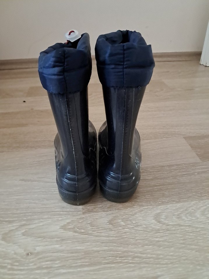 Siyah Erkek Çocuk Lastik Bot - Görsel 3