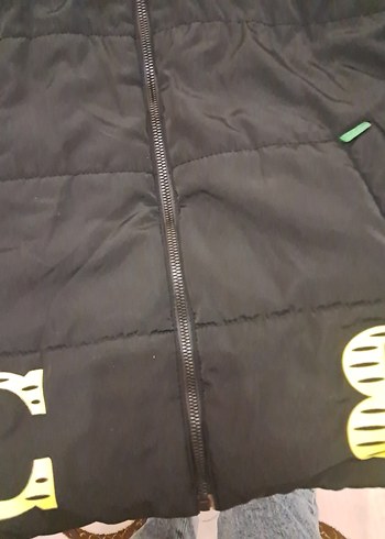 civil Kapüşonlu Siyah Erkek Çocuk Mont - Görsel 3